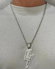 The Lightning Pendant Silver - Bltprf