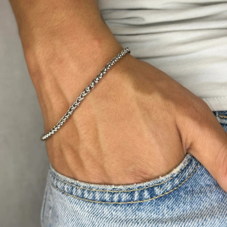 Wheat Bracelet - Silver - Bltprf