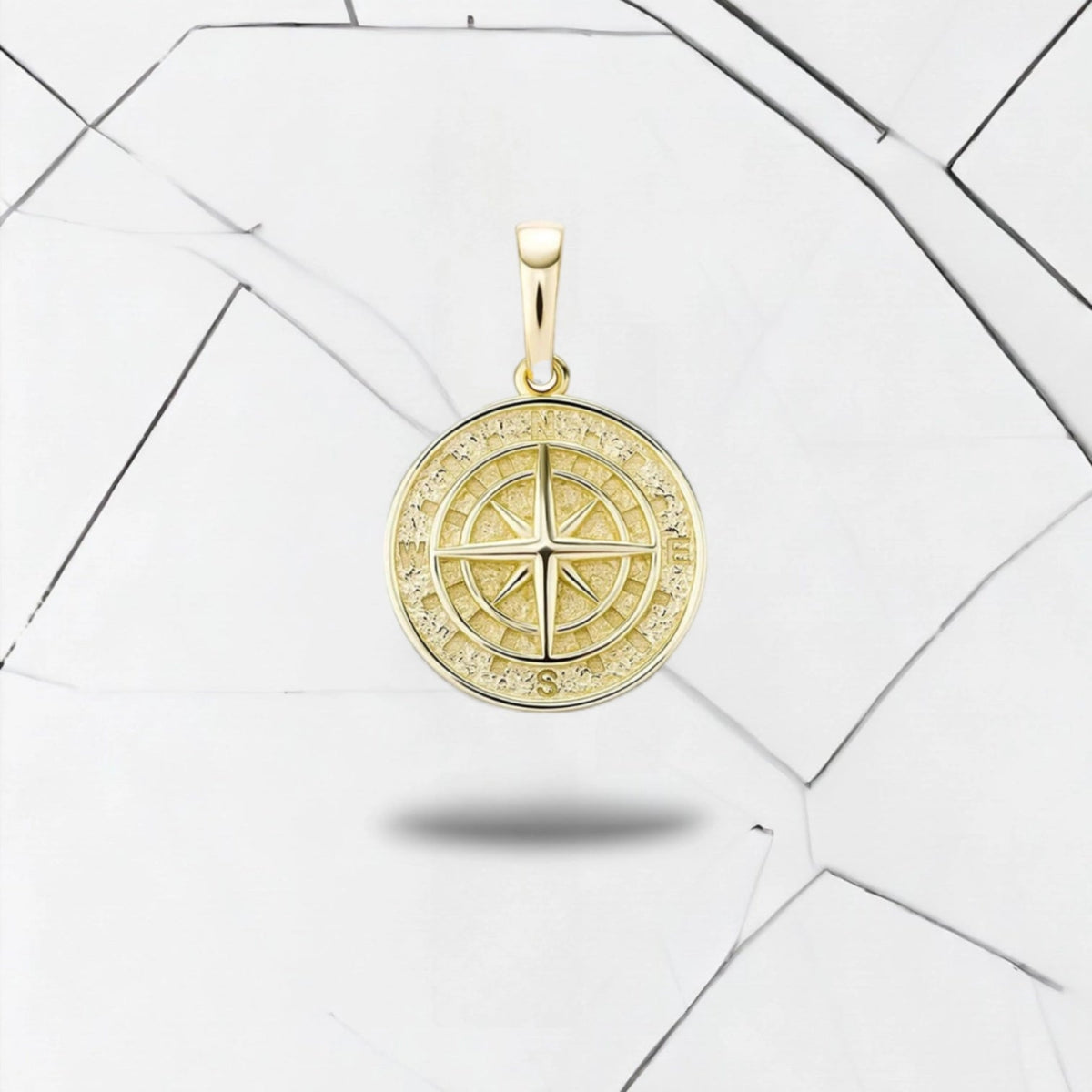 Compass Pendant + Necklace - Gold & Silver - Bltprf