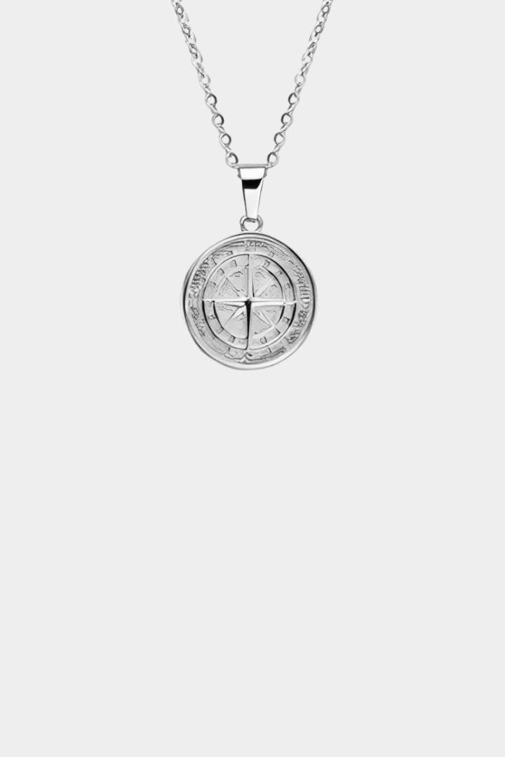 Compass Pendant + Necklace - Gold &amp; Silver - Bltprf