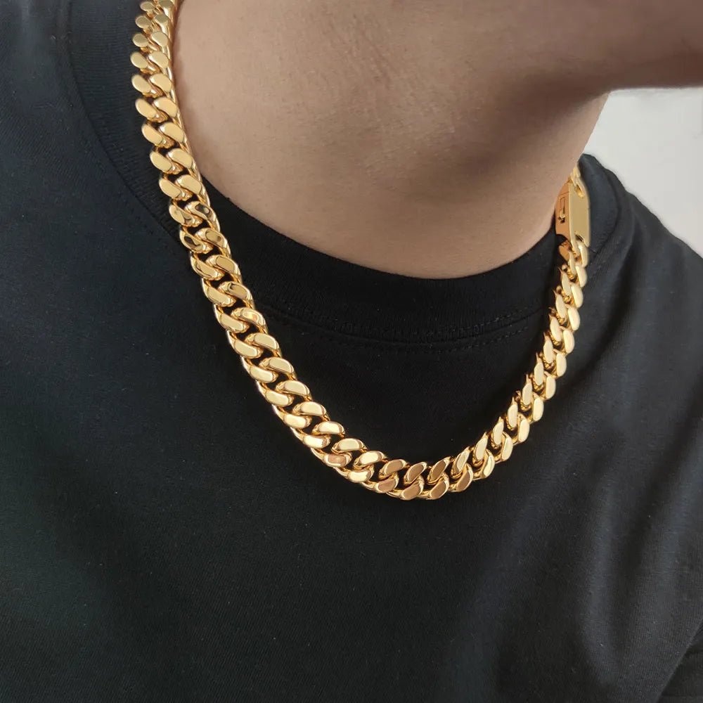 Heavy Cuban Necklace - Gold - Bltprf