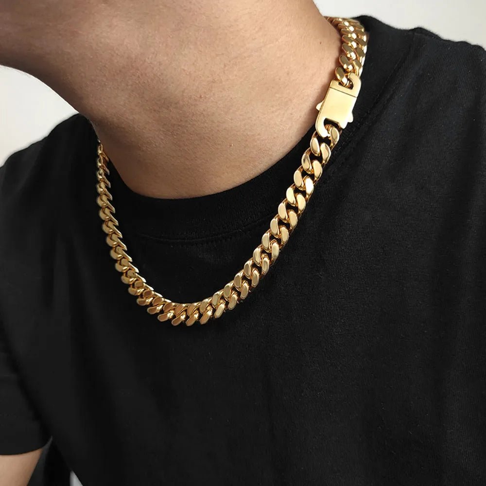 Heavy Cuban Necklace - Gold - Bltprf