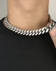 Heavy Cuban Necklace - Silver - Bltprf