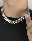 Heavy Cuban Necklace - Silver - Bltprf