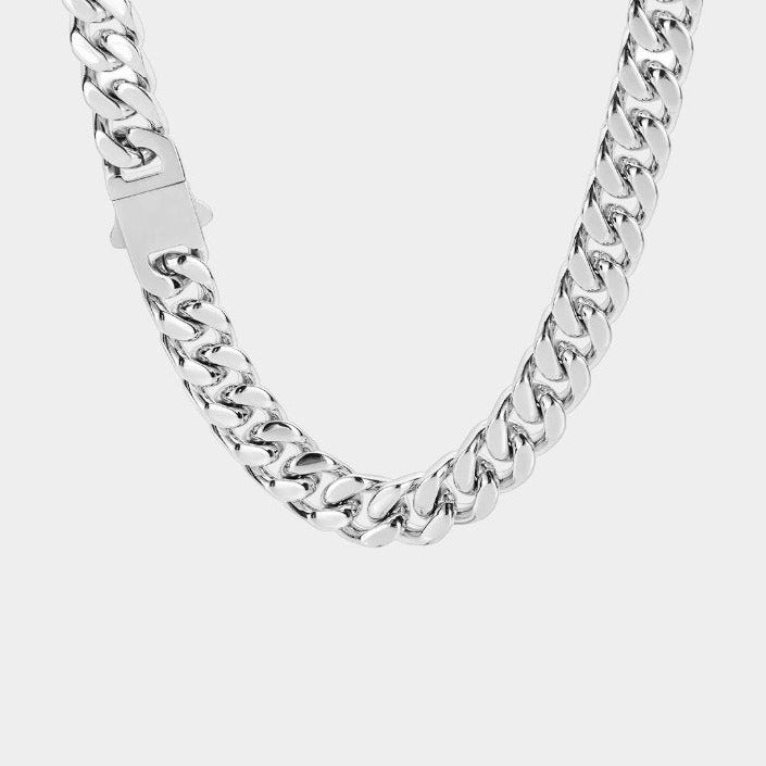 Heavy Cuban Necklace - Silver - Bltprf