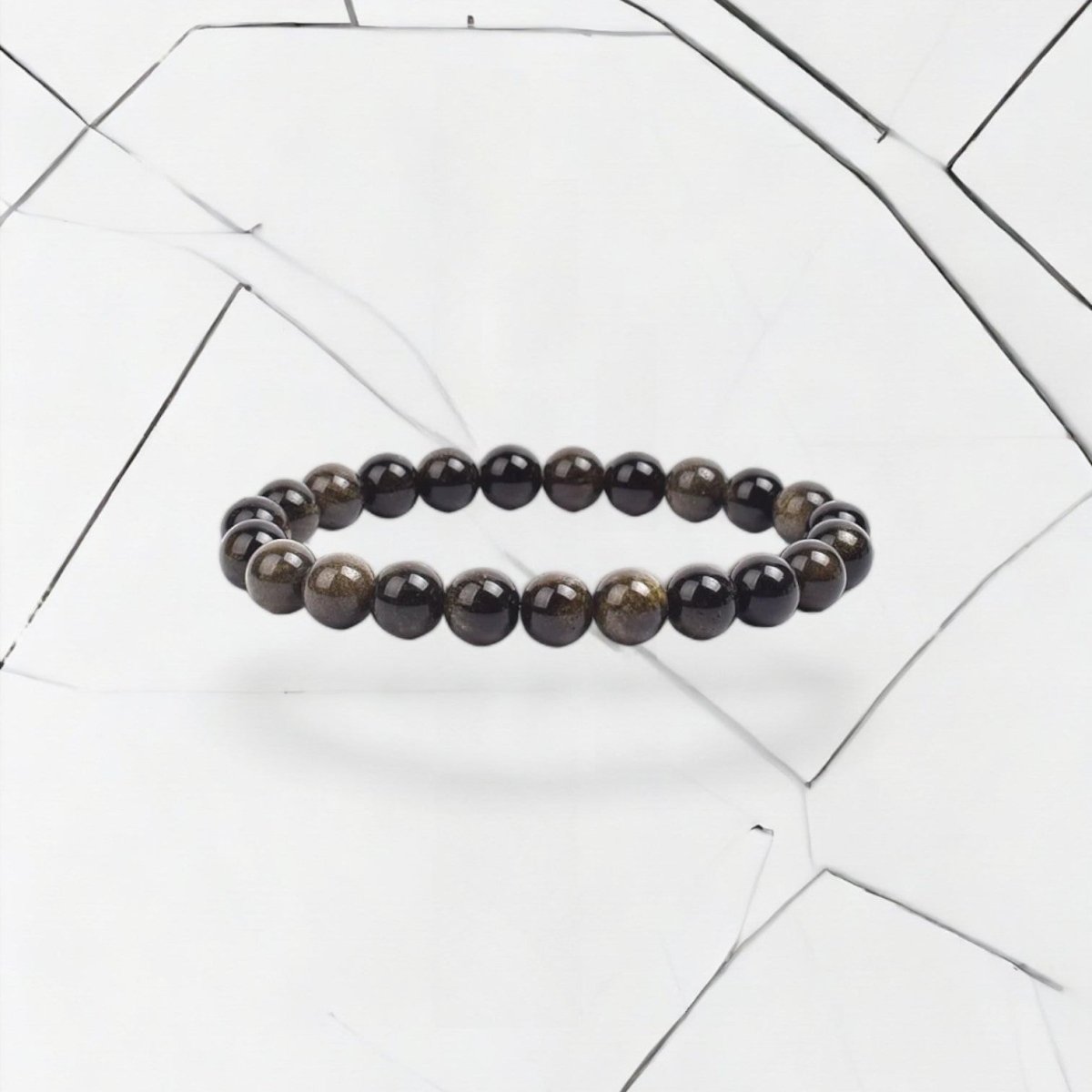 Lucky Bracelet - Gold Obsidian - Bltprf