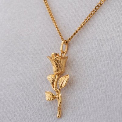 Rose Pendant - Gold - Bltprf