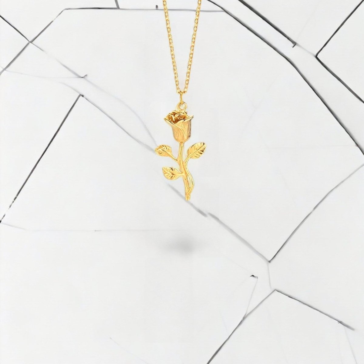 Rose Pendant - Gold - Bltprf