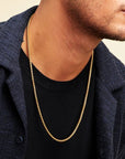 Round Box Chain 3mm - Gold - Bltprf