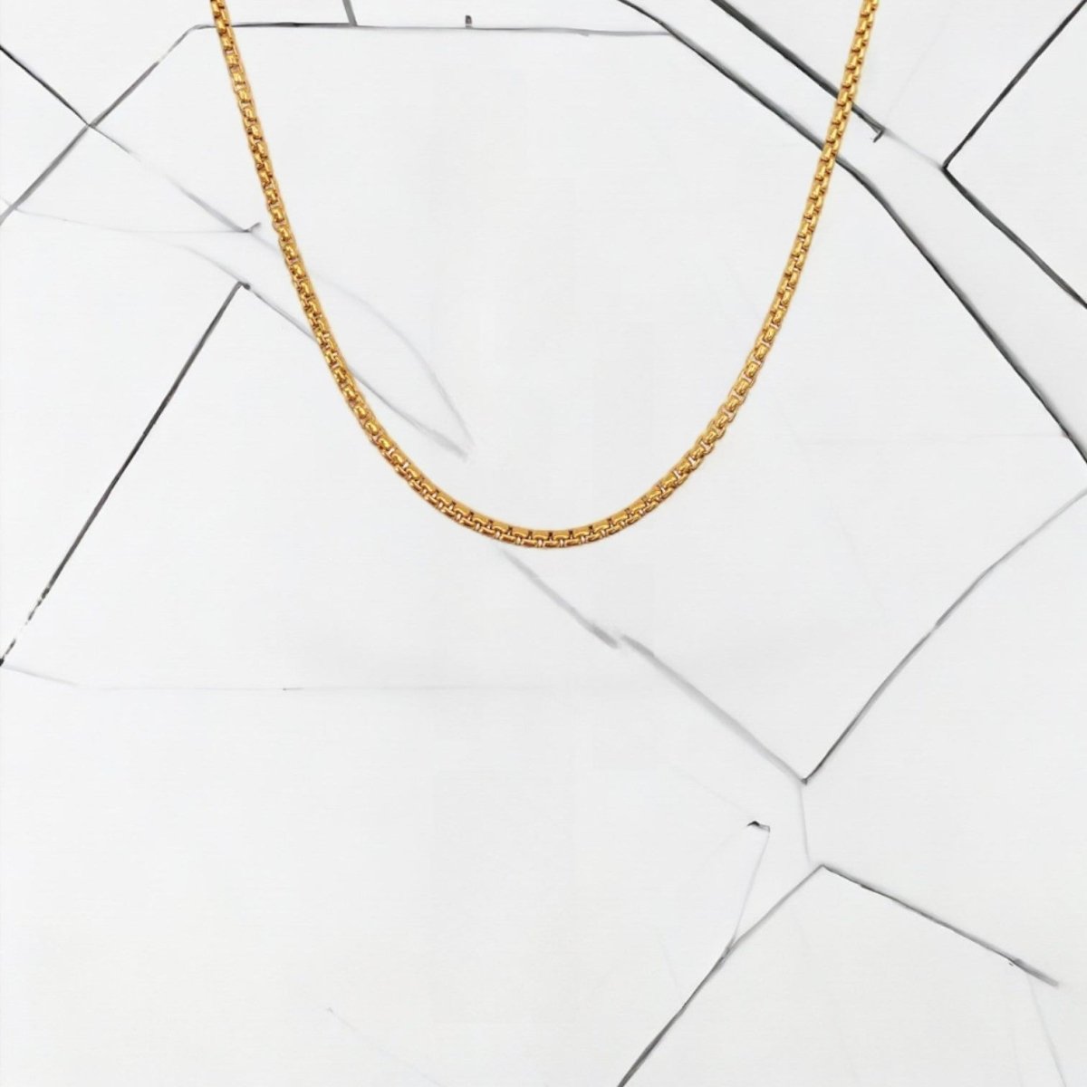 Round Box Chain - Gold - Bltprf