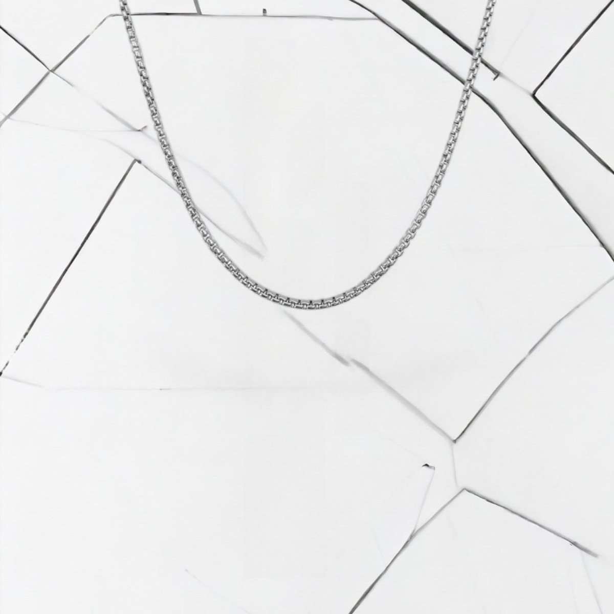 Round Box Chain - Silver - Bltprf