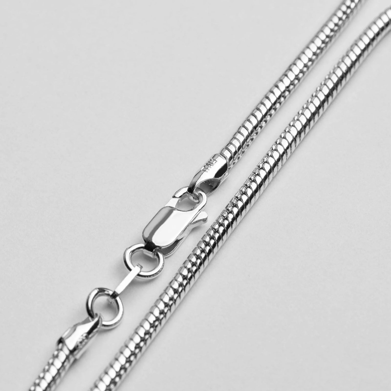 Round Snake Bracelet Silver - Bltprf