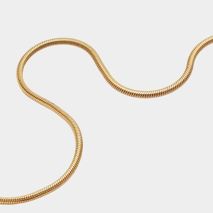 Round Snake Chain 3mm - Gold - Bltprf