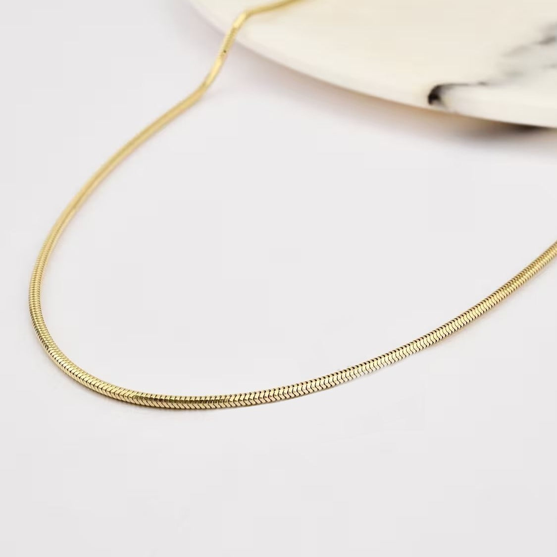 Round Snake Chain 3mm - Gold - Bltprf