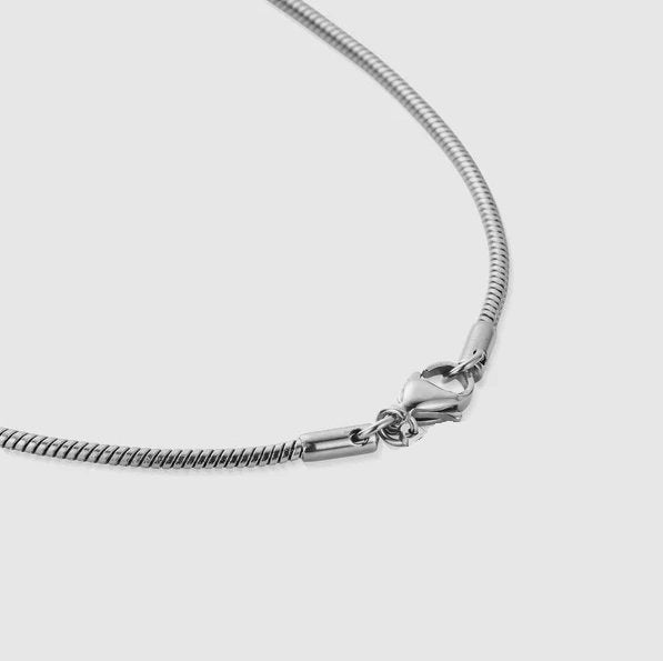 Round Snake Chain 3mm - Silver - Bltprf