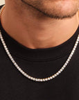 Tennis Chain Necklace - Gold - Bltprf