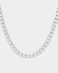 Tennis Chain Necklace - Silver - Bltprf