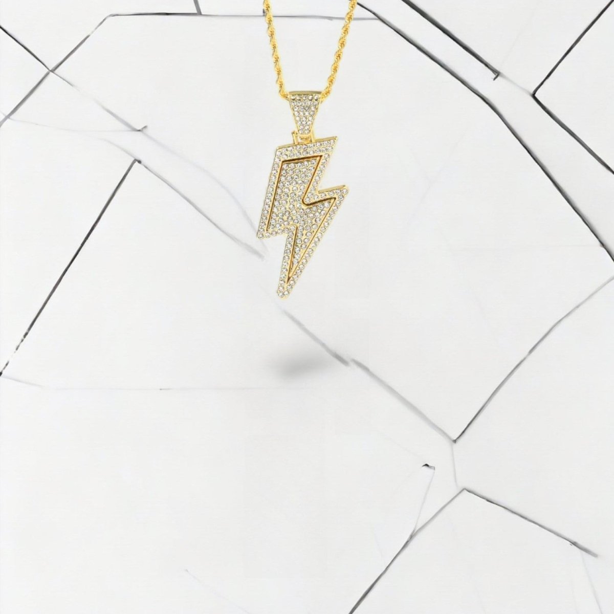 The Lightning Pendant Gold - Bltprf