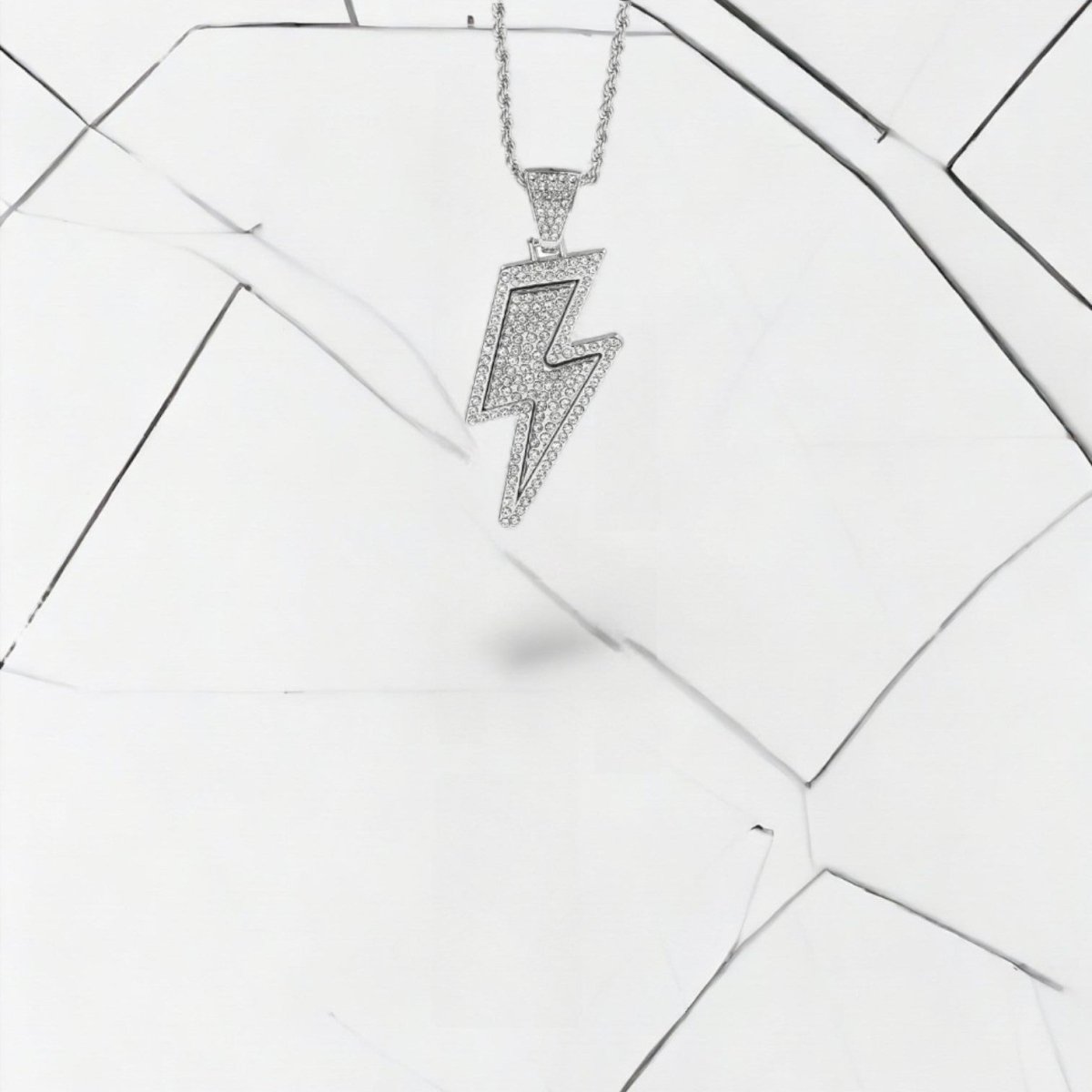 The Lightning Pendant Silver - Bltprf