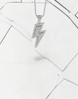 The Lightning Pendant Silver - Bltprf